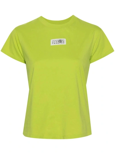 Mm6 Maison Margiela T-shirt In 678 Neon Green