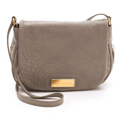 Marc Jacobs Women's Washed Up Nash Leather Messenger Cross Body Bag In Beige