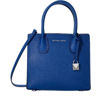 Michael Kors Mercer Kors Studio Medium Messenger In Electric Blue