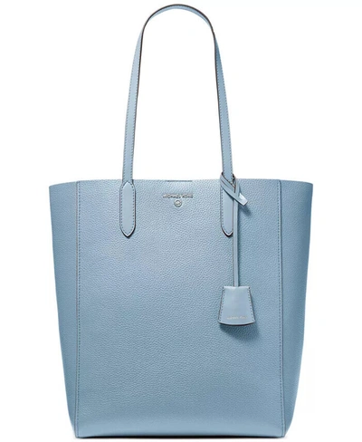 Michael Kors Women's Sinclair Large North South Leather Shopper Tote Bag In Chambray