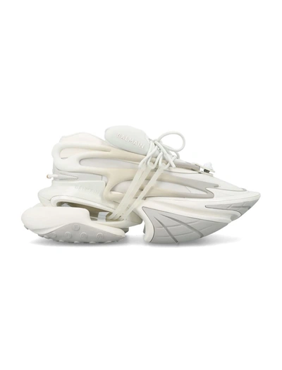 Balmain Unicorn Low-top Sneakers In White