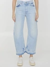 STELLA MCCARTNEY BANANA LEG UTILITY JEANS