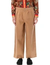 BODE BODE WIDE LEG SNAP TROUSERS