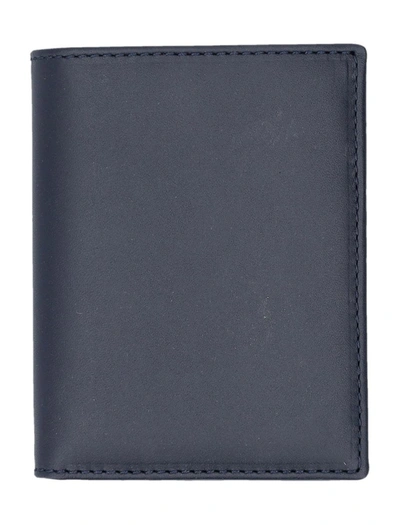 Comme Des Garçons Classic Cardholder In Navy