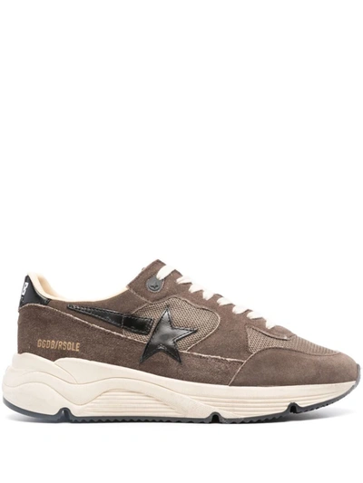 GOLDEN GOOSE GOLDEN GOOSE STAR-PATCH SUEDE PANELLED SNEAKERS