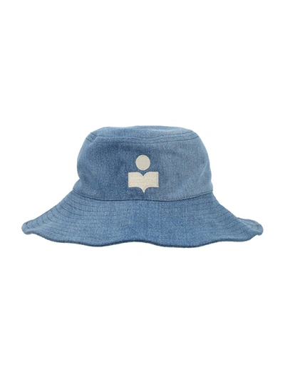 Isabel Marant Delya Hat In Light Bleu