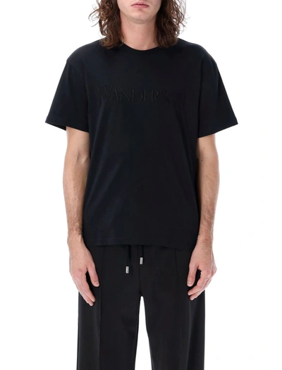 JW ANDERSON J.W. ANDERSON T-SHIRT WITH LOGO EMBROIDERY