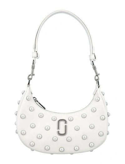 Marc Jacobs Embellished Small Curve Bag In White