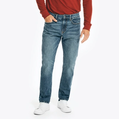 Nautica Men's Athletic Slim-fit Stretch Denim 5-pocket Jeans In Botany Bay