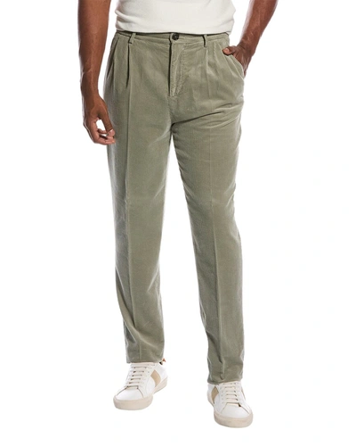 Brunello Cucinelli Easy Fit Pant In Green