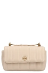 TORY BURCH KIRA FLAP SHOULDER BAGS WHITE