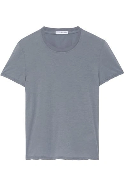 James Perse Slub Cotton-jersey T-shirt In Stone