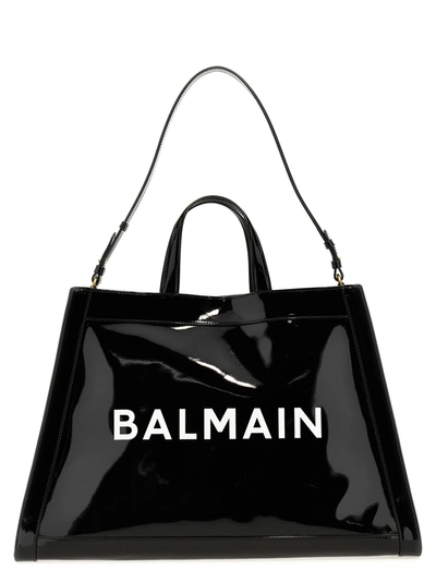Balmain Olivier Tote Bag White/black