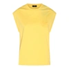 Etro Embroidered Logo T-shirt In Yellow