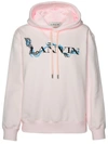 Lanvin Women's Sweatshirt With Print In Pink