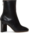 MAISON MARGIELA Black Asymmetric Heel Boots
