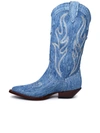Sonora Denim Santa Fe Boots In Blue