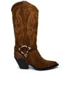 SONORA SONORA BROWN SUEDE BOOTS