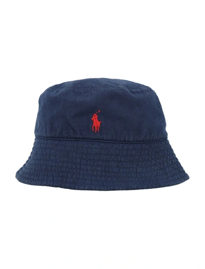 Polo Ralph Lauren Bucket Hat In Navy