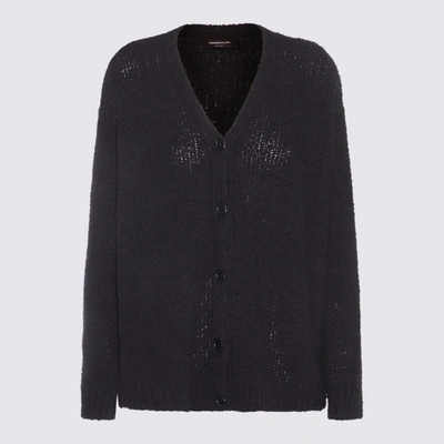 FABIANA FILIPPI FABIANA FILIPPI DARK BLUE COTTON KNITWEAR