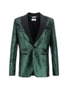 Philipp Plein Sequin-design Single-breasted Blazer In Green