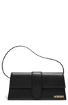 JACQUEMUS LONG LE BAMBINO LEATHER SHOULDER BAG