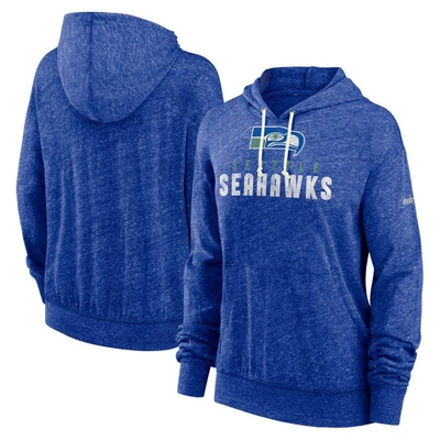 Nike Women's Rewind Gym Vintage (nfl Seattle Seahawks) Pullover Hoodie In Blue