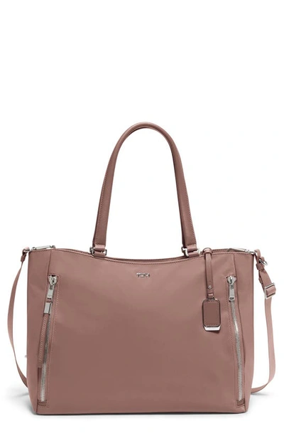 Tumi Voyageur Valetta Large Tote In Light Mauve