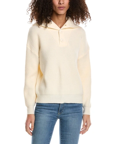 Seraphina Funnel Neck Sweater In White