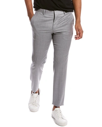 Hugo Boss Boss  Genesis Wool Trouser In Grey