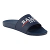 Bally Samuel Men's 6238703 Ink Rubber Pool Slide Sandals In Blue