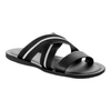 BALLY SASHA MEN'S 6234150 BLACK SLIDE SANDALS