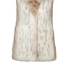 Unreal Fur Rubicon Vest In Snow Leopard In Multi