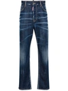 Dsquared2 Jeans Skinny In Navy Blue