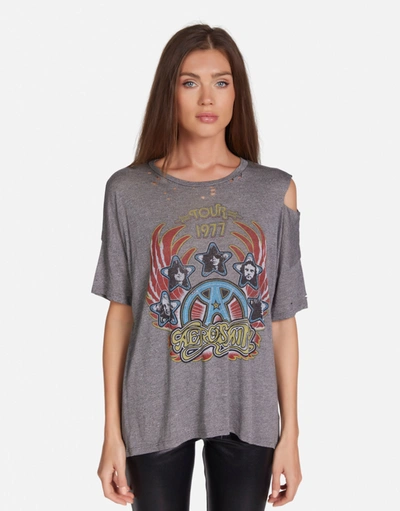 Lauren Moshi Kierstyn Aerosmith Tour In Heather Grey