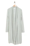 90 DEGREE BY REFLEX ICON SHAWL COLLAR OPEN FRONT LONG CARDIGAN