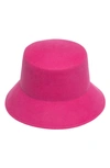 Eugenia Kim Jonah Wool Bucket Hat In Fuchsia