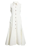 CHLOÉ SLEEVELESS MAXI SHIRTDRESS