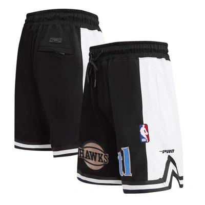 Pro Standard Men's  Black Atlanta Hawks 2023/24 City Edition Dk Shorts