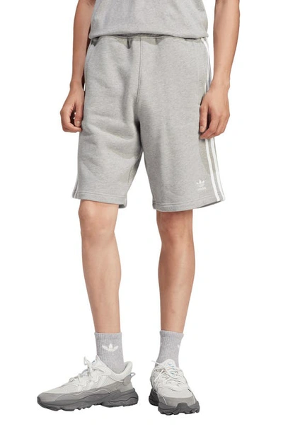 Adidas Originals Mens  Adicolor 3-stripes Shorts In Medium Grey Heather