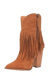 DINGO FRINGE ZIP-UP WESTERN BOOT