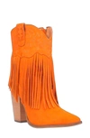 DINGO FRINGE ZIP-UP WESTERN BOOT