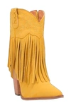 DINGO FRINGE ZIP-UP WESTERN BOOT