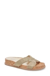 DOLCE VITA SELDA RAFFIA SLIDE SANDAL