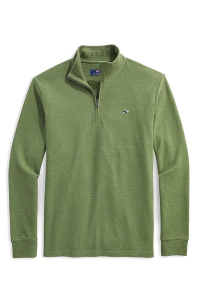 Vineyard Vines Saltwater Quarter Zip Long Sleeve Sweatshirt In Multi