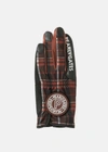 PEARLY GATES PEARLY GATES RED MOISTURE-WICKING AND HEAT-GENERATING SYNTHETIC LEATHER GLOVES