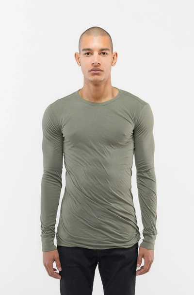 Rick Owens Moss Double Ls T In Xl