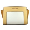 Michael Kors Selma Pocket Messenger In Nude / Peanut