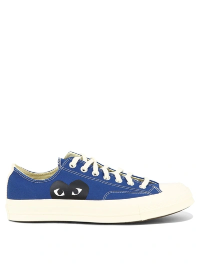 Comme Des Garçons Play "black Hearts" Sneakers In Blue