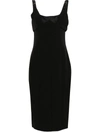 Versace Jeans Couture Dress With Buckles In Black
